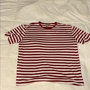 Red stripped shirt